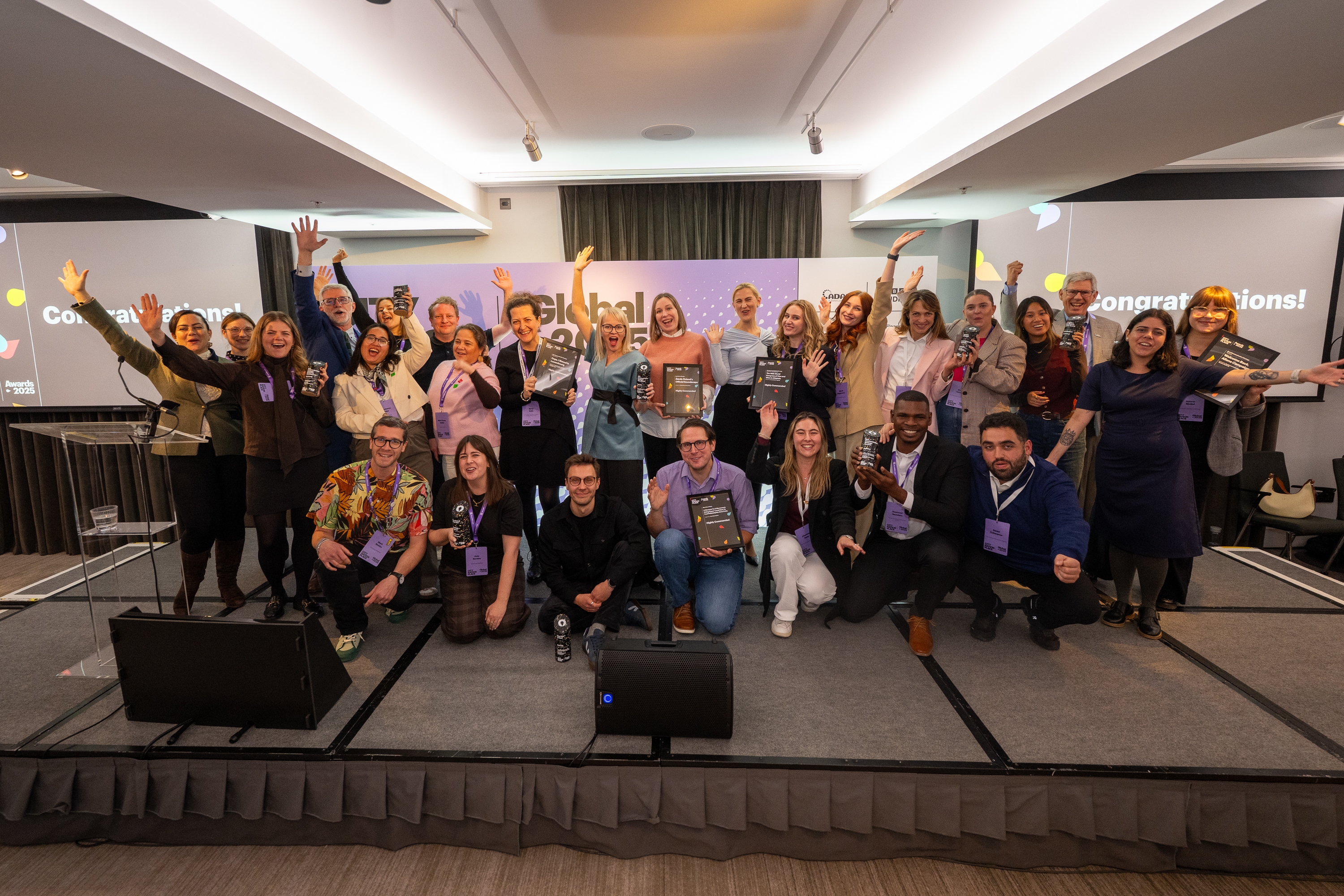 Winners at City Nation Place Awards 2025